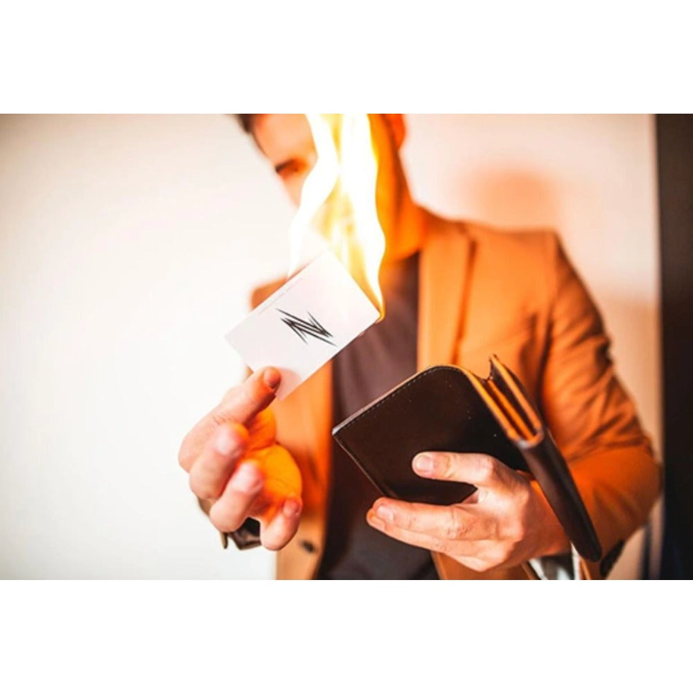 PYRO Wallet Magic Tricks Magician Close Up Street Illusions Gimmick Props Mentalism