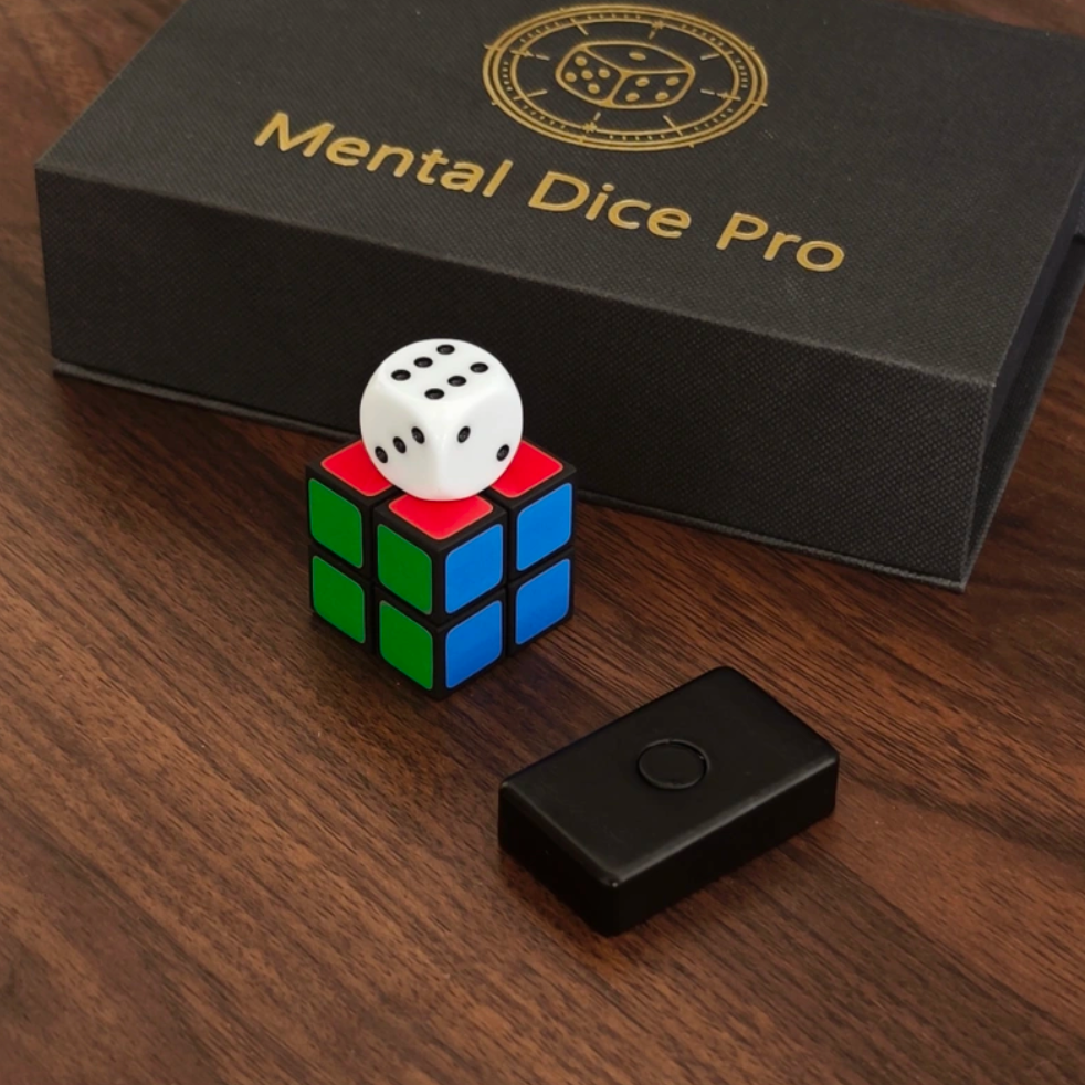 Mental Dice Pro(Cube) Real Dice Prediction Gimmick Magic Magician