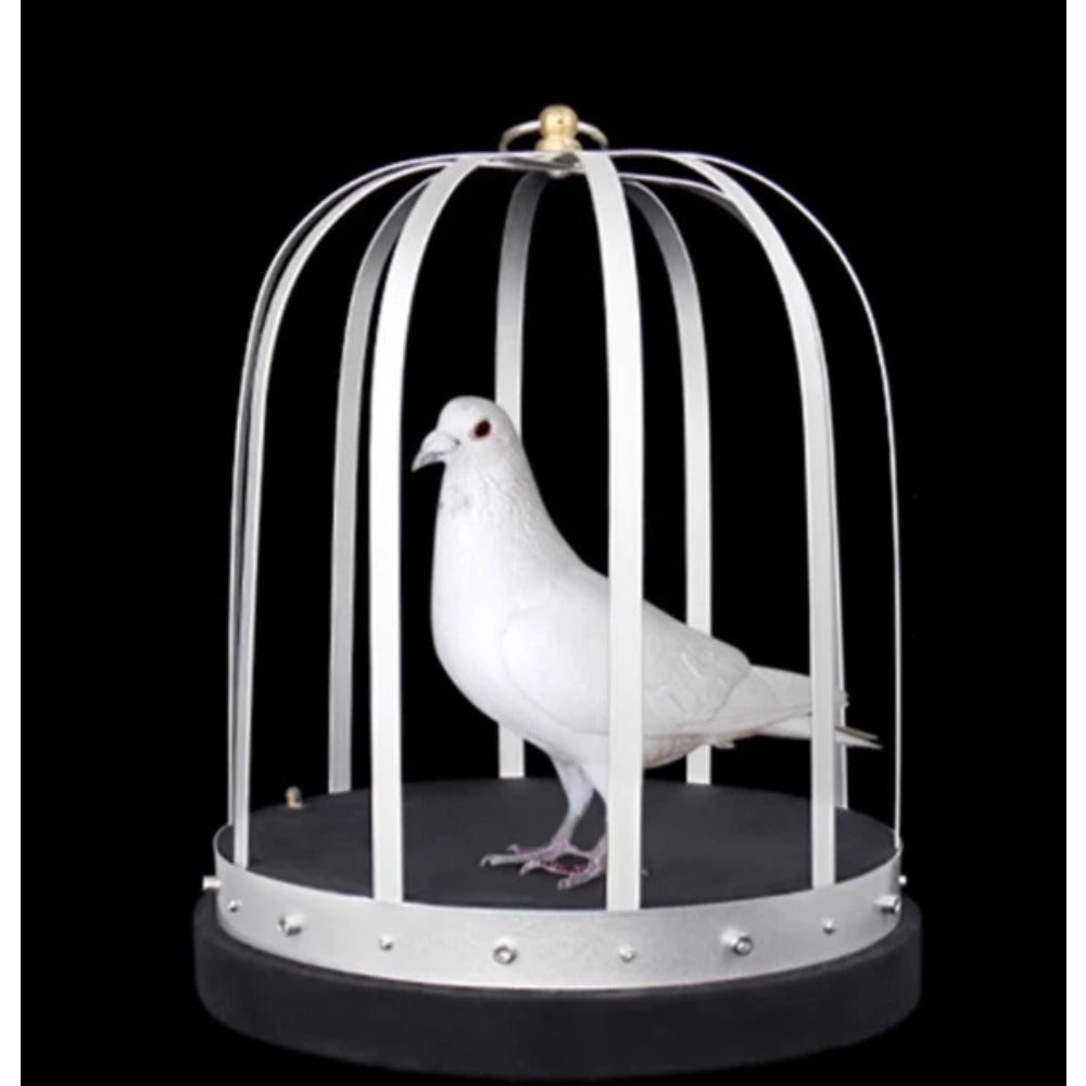 ‌Automatic Fire Cage Magic Trick - Realistic Doves Appearing from Empty Cage Illusion