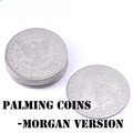 10pcs Palming Coins (Morgan Version) Magic Tricks Super Thin