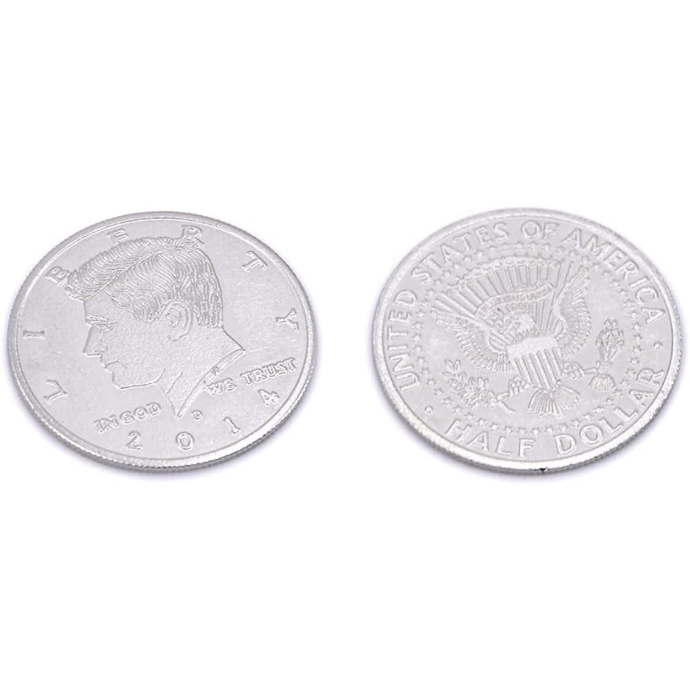 10 Pcs Super Thin Palming Coins Magic Tricks Appearing/Vanishing Coins