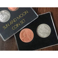 Sun and Moon Coin Set Magic Tricks Coin Transposition Vanish Magic