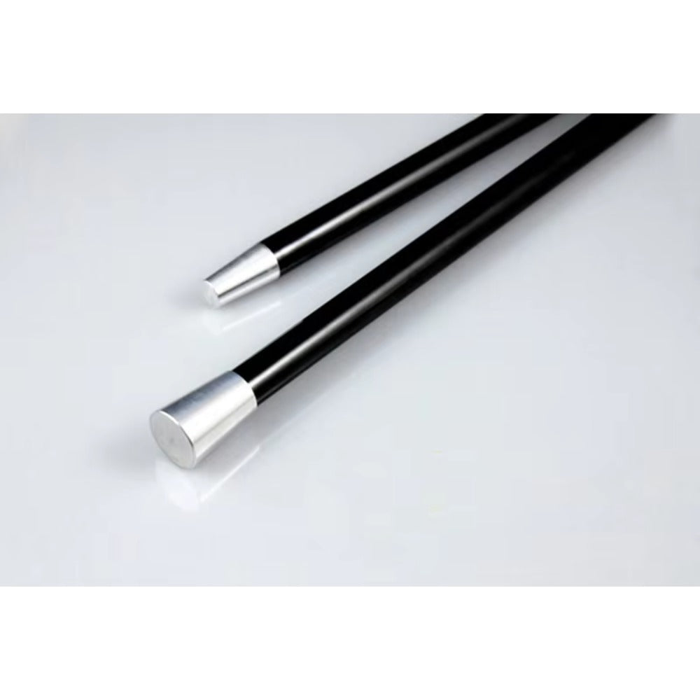 Aluminum Dancing Cane Stick (Silver/Black) Magic Trick Floating Magic Wand