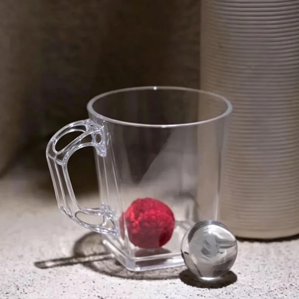 Over Clear Magic Tricks Visual Transparent Cup & Ball Load Vanishes Routine
