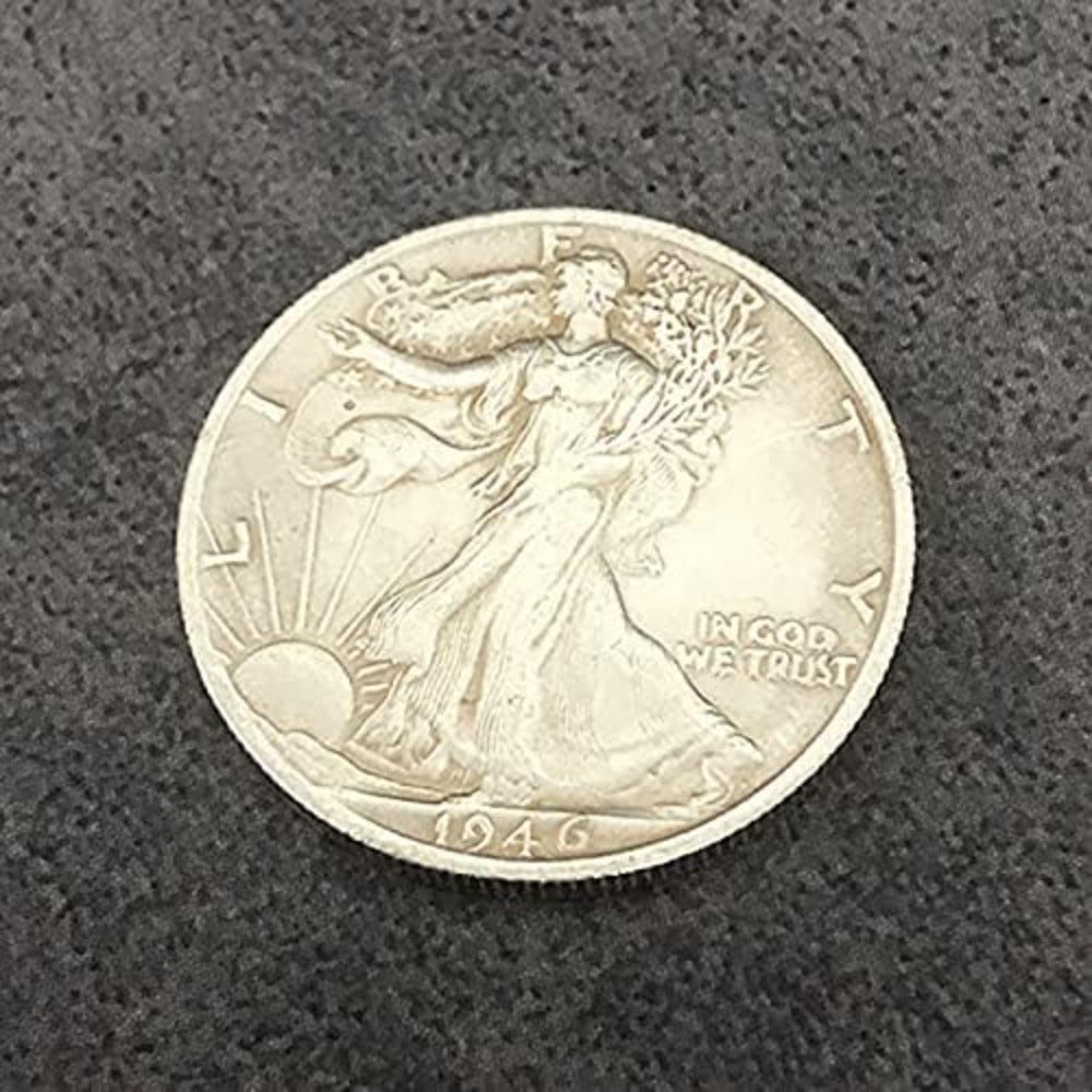 Magnetic Walking Liberty Half Dollar (Super Strong, Brass) Magic Tricks