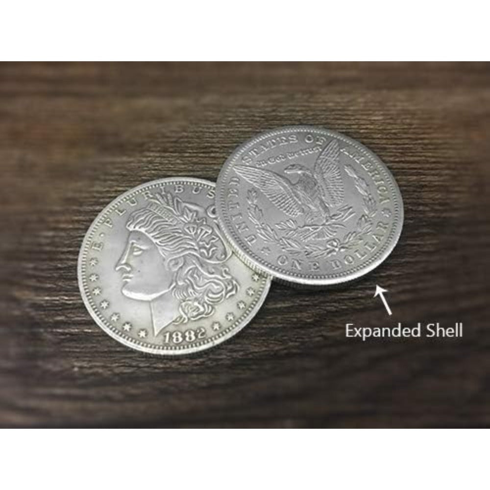 Morgan Dollar and Expanded Shell (Tail) Set Magic Tricks