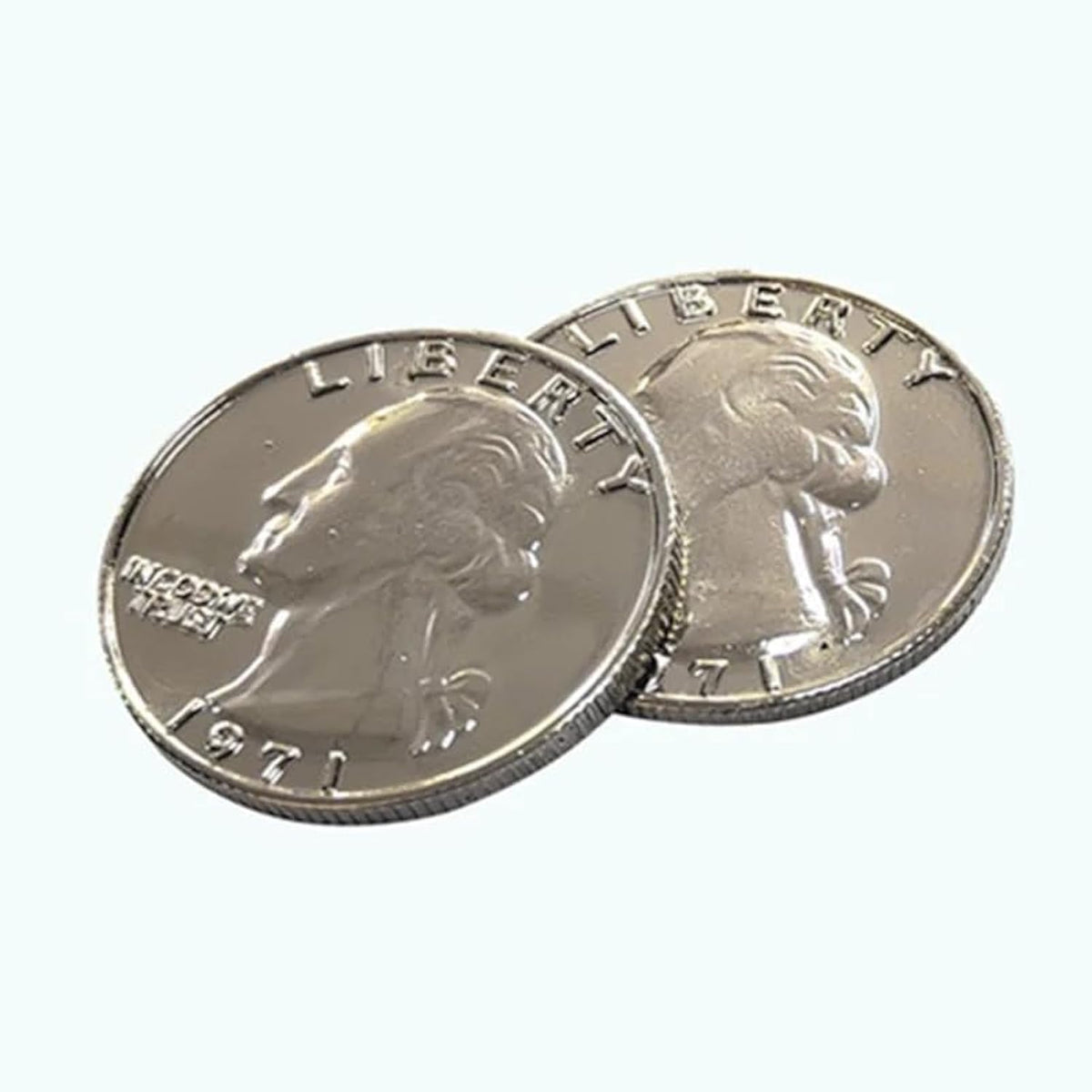 1 Pc Double Sided Quarter Dollar (Heads) Magic Tricks