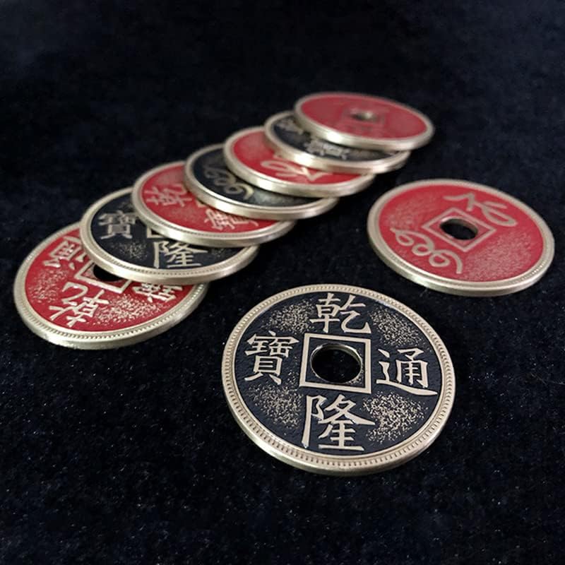 Super Chinese Coin Set Magic Tricks Morgan Size Coin Vanish Magic