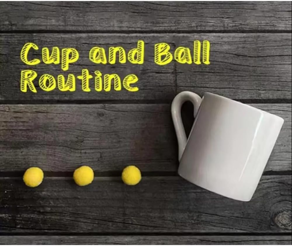 Cup and Ball Routine Cup of Fantasy Stage Magic Illusions Beginner Magician