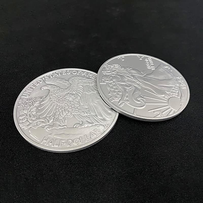 Jumbo Walking Liberty Half Dollar (7.3cm) Magic Tricks Coin Appearing Magic