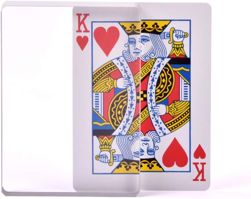 Deck Glass Card Omni Ice Bound (Poker Size) Magic Tricks