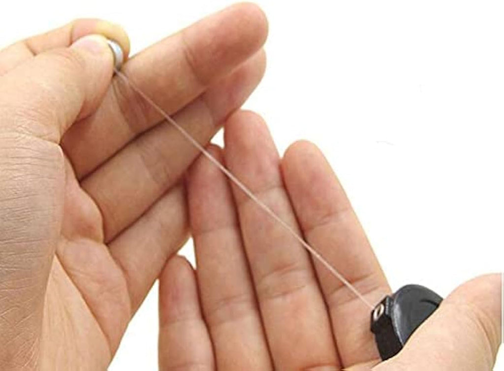 2 Pcs Coins Disappear Device Tool Transparent Thread Magic Tricks