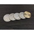 Walking Liberty Half Dollar Shell and Coins Set Magic Tricks (4 Coins 1 Shell)