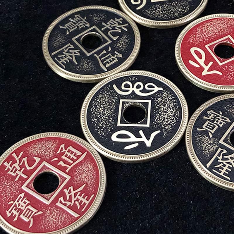 Super Chinese Coin Set Magic Tricks Morgan Size Coin Vanish Magic