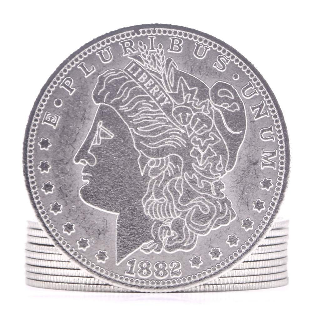 10 Pcs Super Thin Palming Coins Magic Tricks Appearing/Vanishing Coins