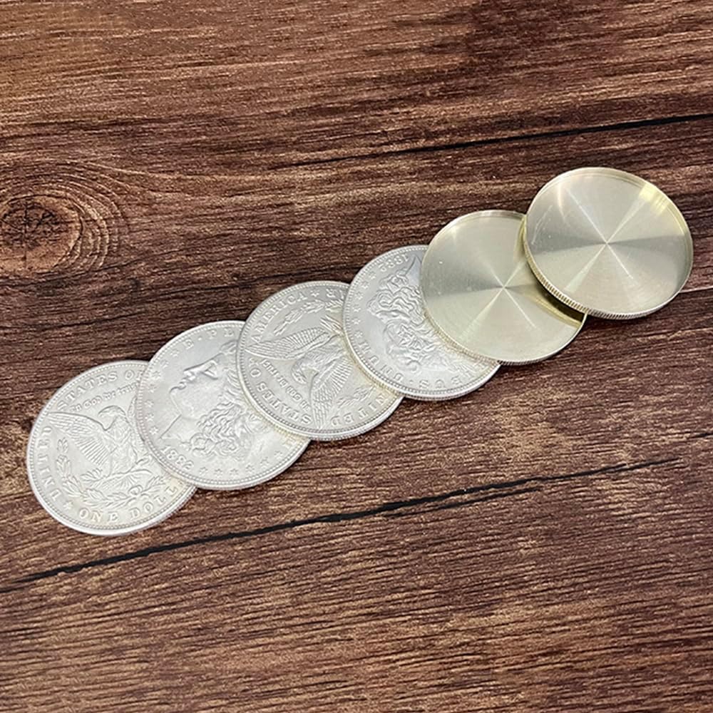 Super Morgan Dollar Set (Cupronickel) Magic Tricks Visual Change Coin Magic