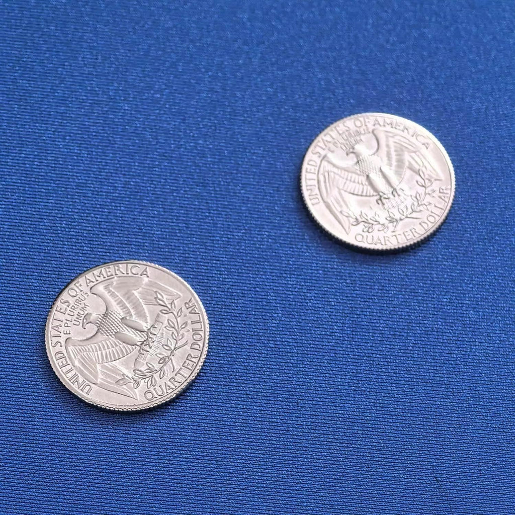 1 Pc Double Sided Quarter Dollar (Tails) Magic Tricks Close Up Illusions