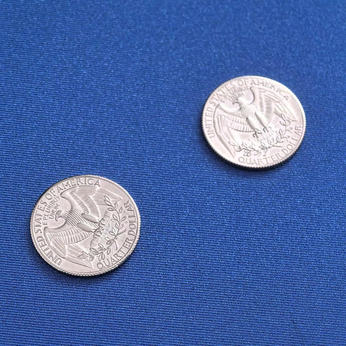 1 Pc Double Sided Quarter Dollar (Tails) Magic Tricks Close Up Illusions