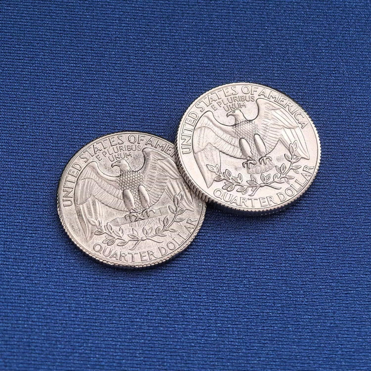 1 Pc Double Sided Quarter Dollar (Tails) Magic Tricks Close Up Illusions
