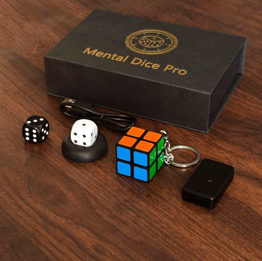 Mental Dice Pro(Cube) Real Dice Prediction Gimmick Magic Magician