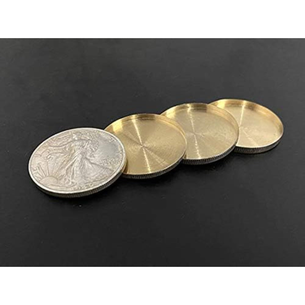 Exploded Walking Liberty Half Dollar Magic Tricks 4 Coins to 16 Magician