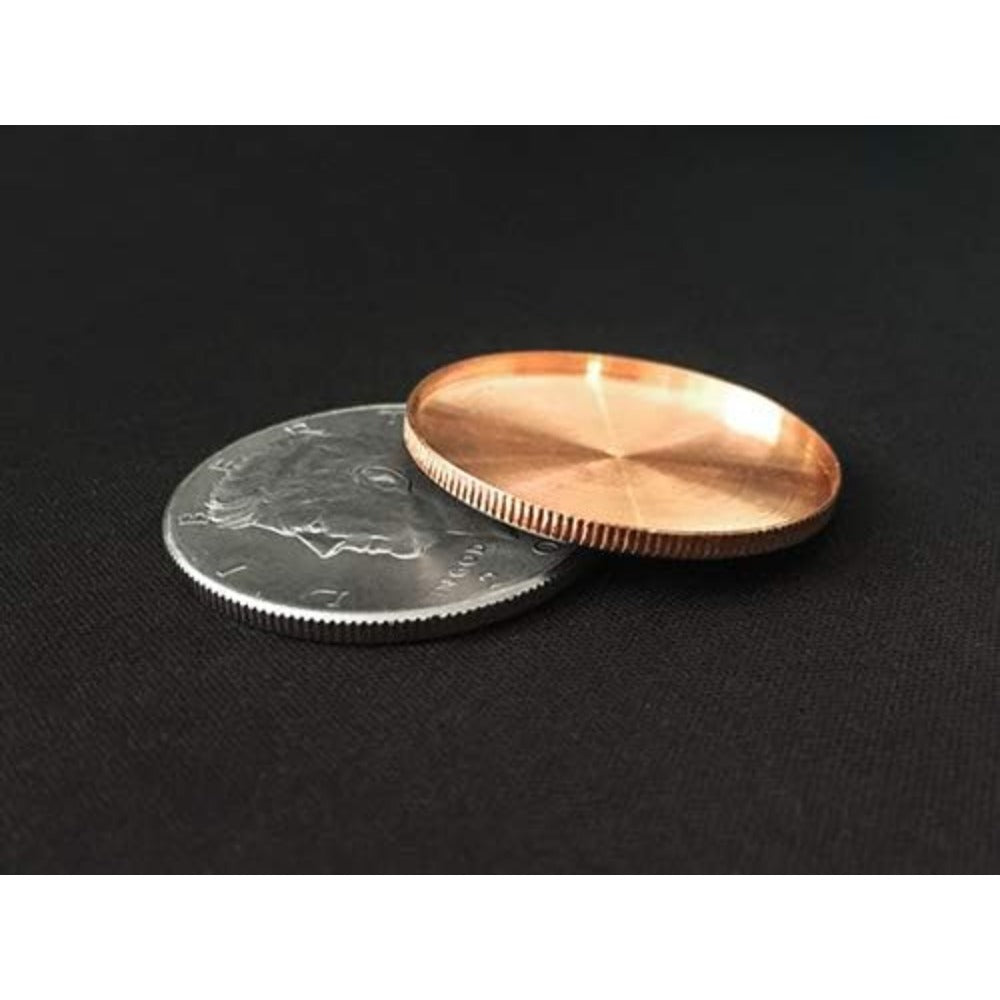 1pc Expanded Shell (Head, Half Dollar) Magic Tricks Coin Appear/Vanish Magic