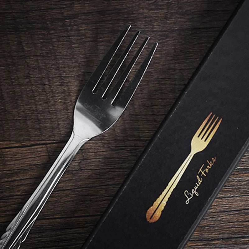 Liquid Forks Magic Tricks 10 Metal Forks Bending Professional Magician