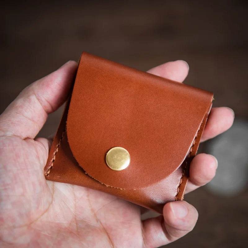 Pocket Portal (Morgan Dollar Size) Magic Tricks Leather Coin Bag