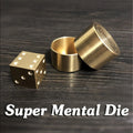 Super Mental Die (Brass) Magic Tricks Stage Close Up Magia