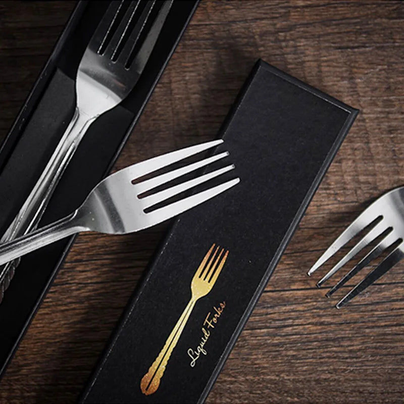 Liquid Forks Magic Tricks 10 Metal Forks Bending Professional Magician