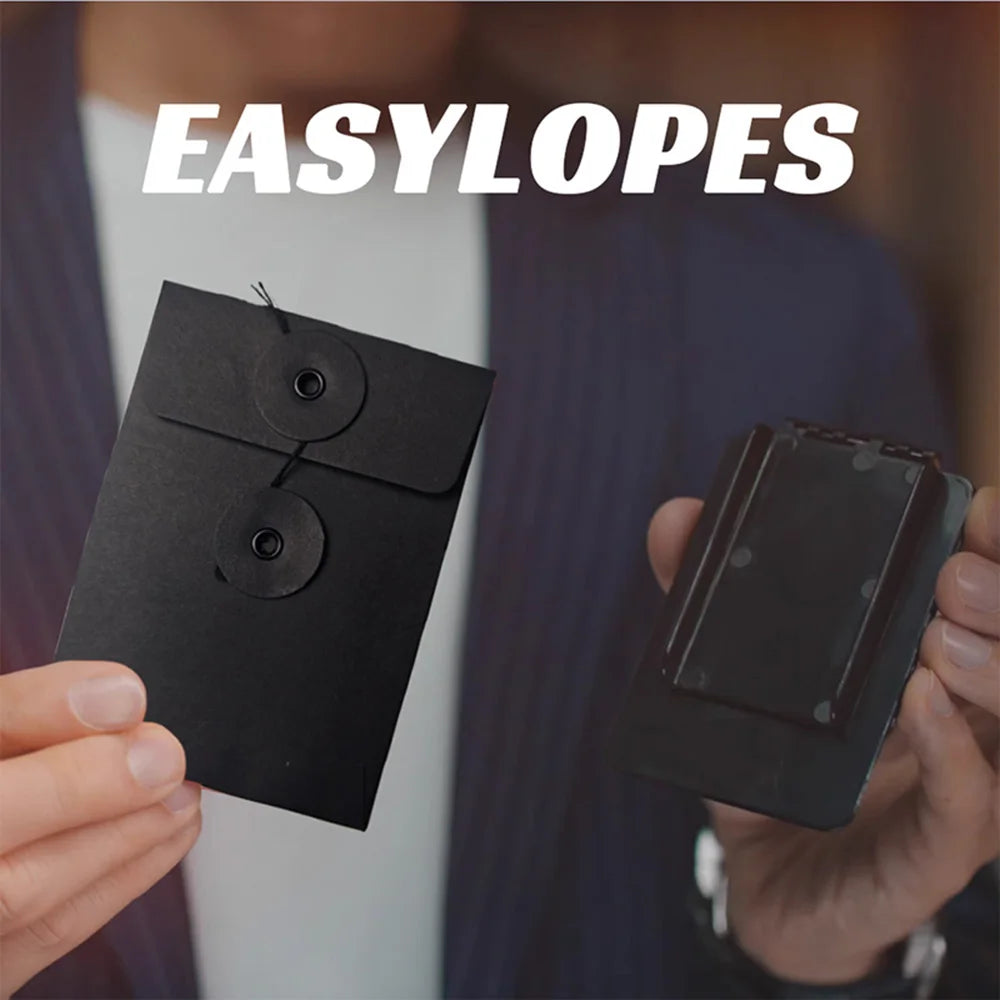 Easylopes (Black) Magic Tricks Card to Sealed Envelope Predictions