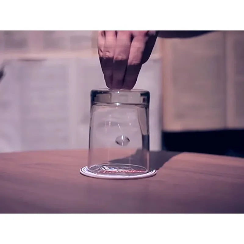 ROLLER COASTER Magic Trick Professional Coin Into Glass Cup Magician