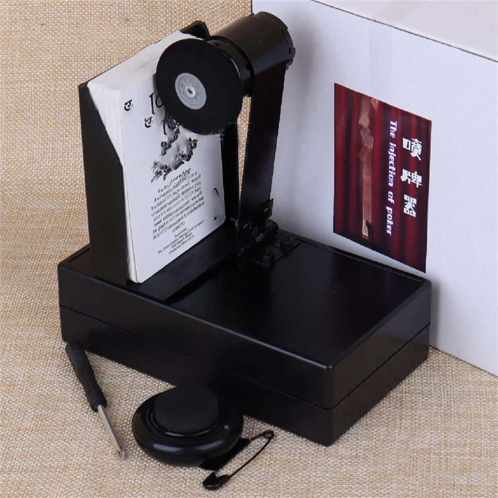 Remote Control Card Fountain Magic Tricks Spray Card Device Magic Props