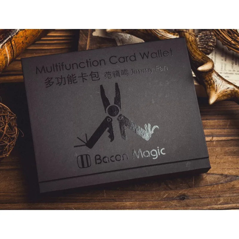 Multifunction Card Wallet By Jimmy Fan Close Up Magic Tricks Peek Wallet