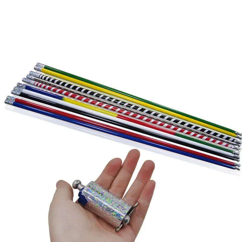 Professional Appearing Cane Metal Mahka 11 Colors Magic Tricks Accessories