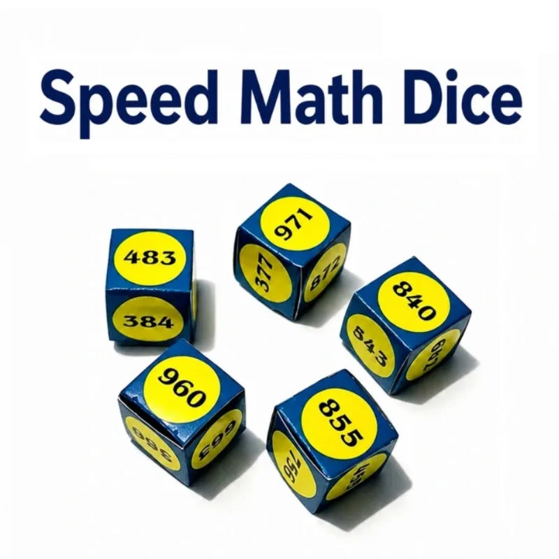 Speed Math Dice The Instant Mental Calculation Miracle Mentalism Magic Tricks