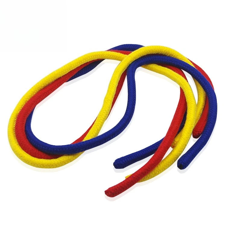 Triple Color Linked Rings Magic Trick Magnetic Gimmick Rope Set