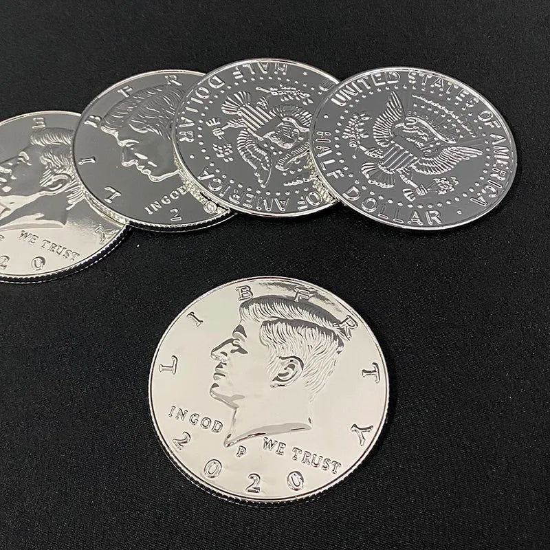 Jumbo Half Dollar (Plastic, 3 Inch) Magic Tricks Magician Close Up Street Illusions