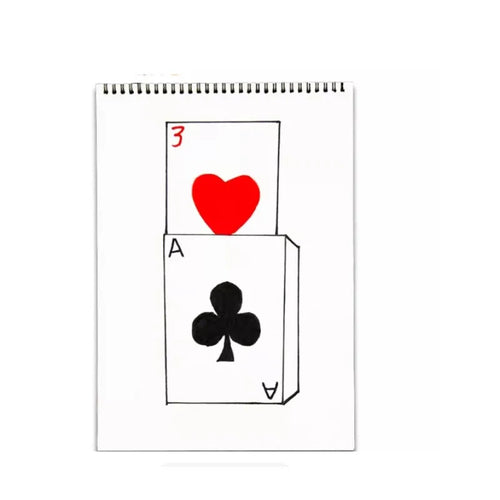 Cardiographic Exclusive Large Rise Card Prediction 390*260MM Stage Magic Tricks