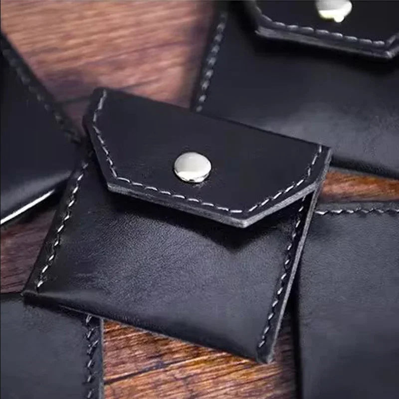 FPS Coin Wallet Close Up Magic Tricks Hand Made Leather Coin Purse