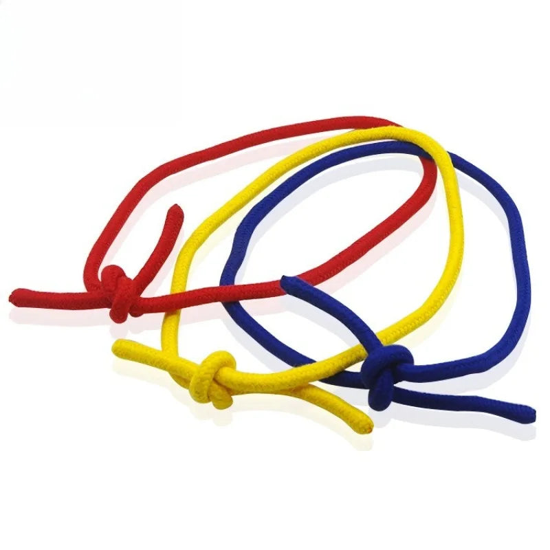 Triple Color Linked Rings Magic Trick Magnetic Gimmick Rope Set