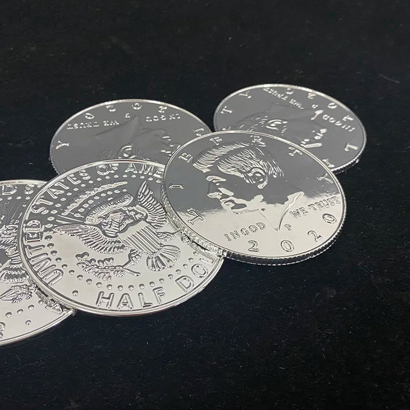Jumbo Half Dollar (Plastic, 3 Inch) Magic Tricks Magician Close Up Street Illusions