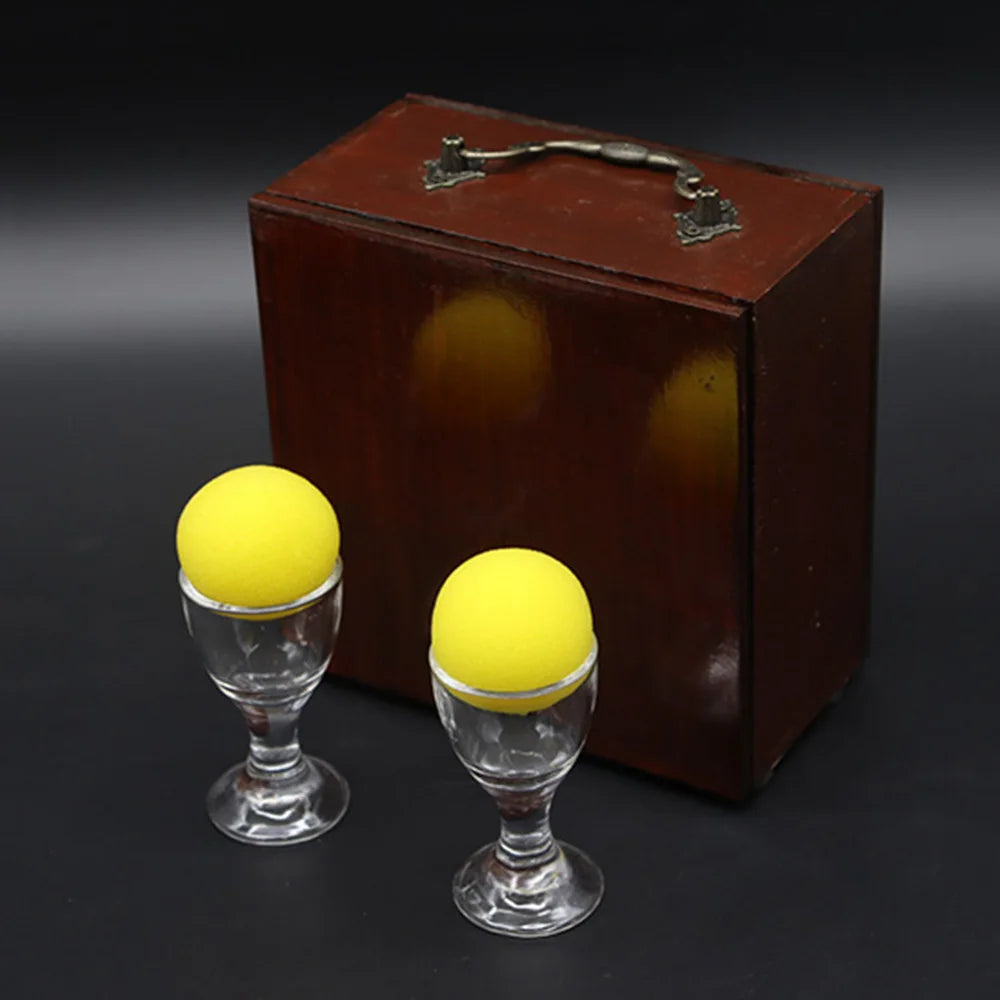 Astroball (Wooden) Magic Tricks Ball To Be Inside Goblet Visual Close-up Stage