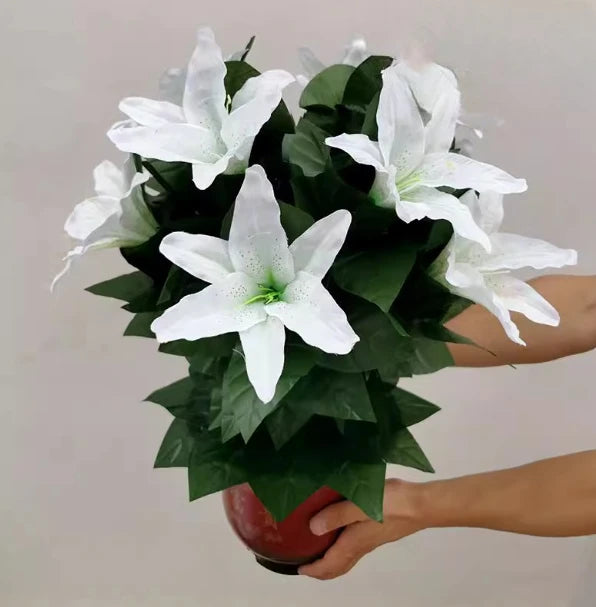 ‌10 Roses Blooming Flower Remote Control Magic Prop for Weddings & Parties Flower Trick