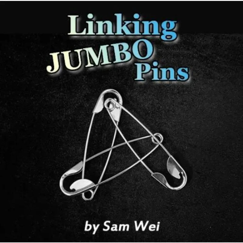 Sam Wei Classic Linking Jumbo Pins Stage Magic Tricks