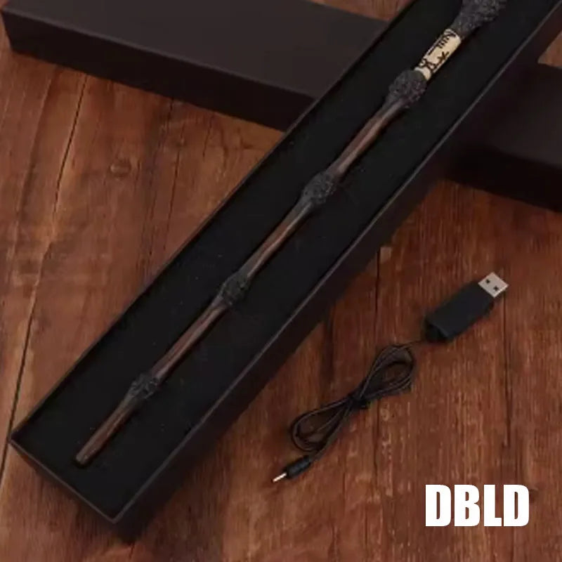 Electronic Fire Flasher Magic Wand Tricks Cosplay Magia Flashing Magic Stick