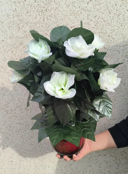 ‌10 Roses Blooming Flower Remote Control Magic Prop for Weddings & Parties Flower Trick