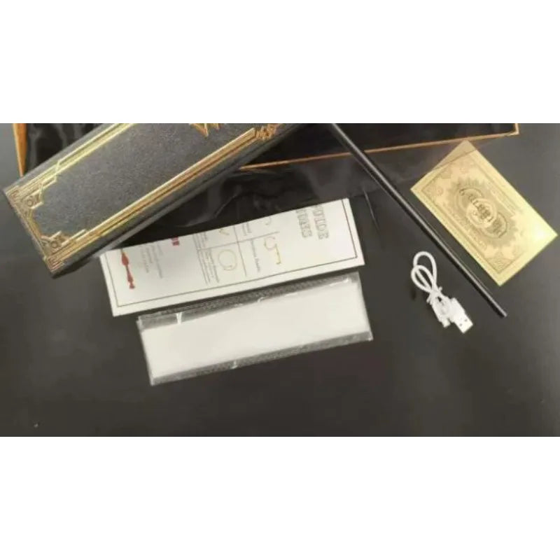 Electronic Fire Flasher Magic Wand Tricks Cosplay Magia Flashing Magic Stick