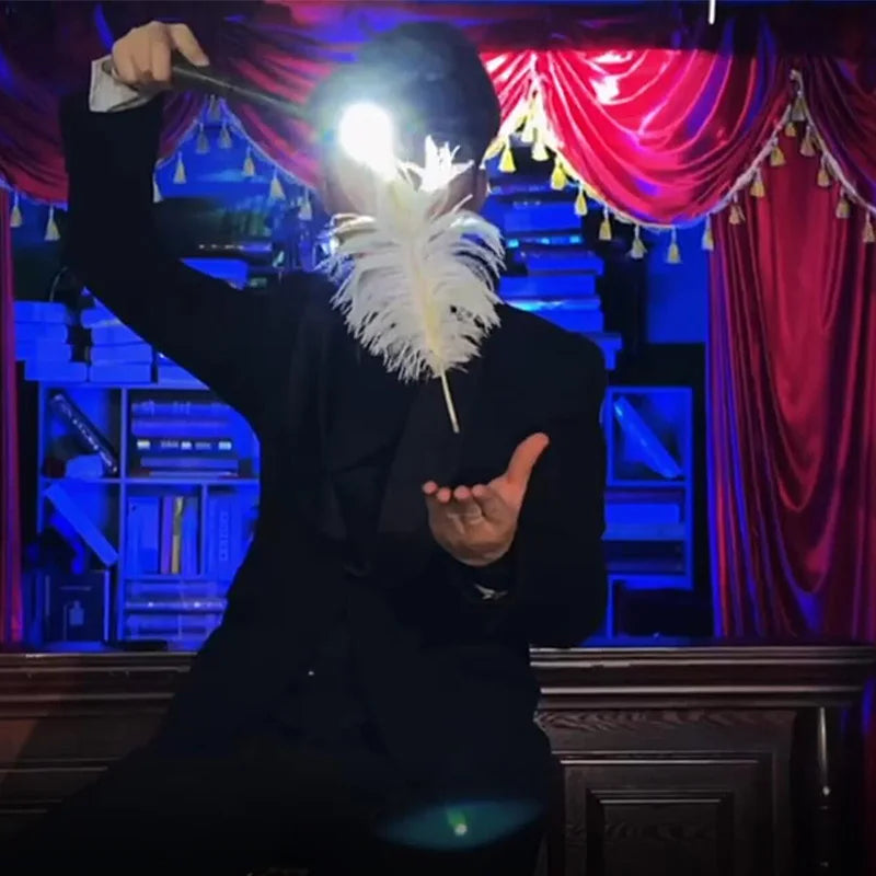 CATCH THE X LIGHT BY KINGSLEY XU Magic Tricks Floating Light To Wand