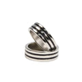 Black Double Circle Pk Ring Strong Magnetic Magnet Ring